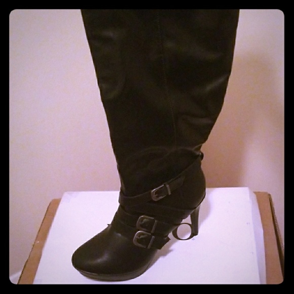 XOXO Footwear Shoes Knee High Heeled Boots Poshmark